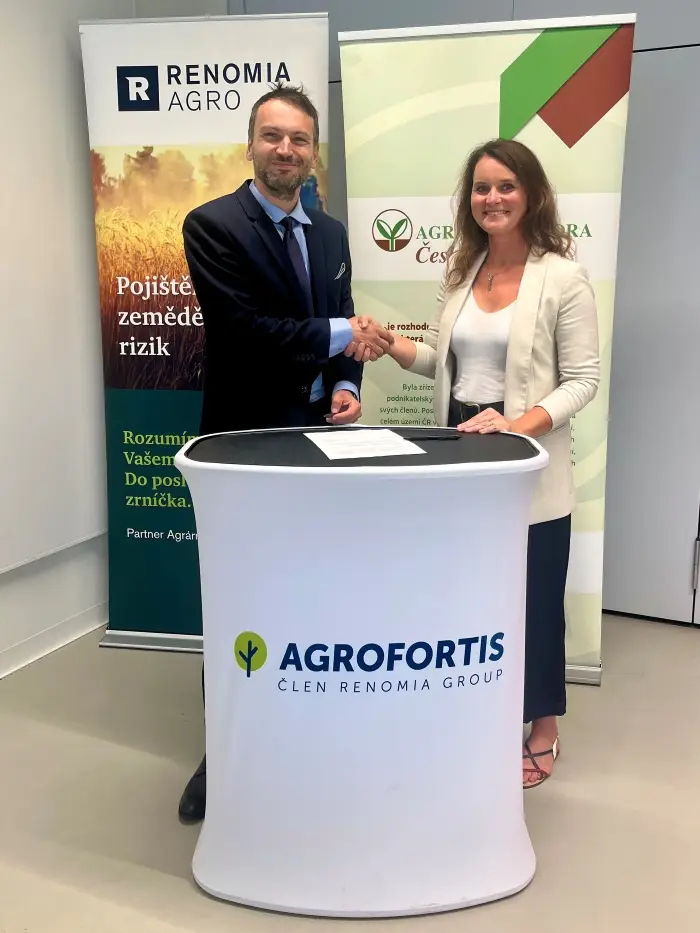 AK ČR a AgroFortis - podpis smlouvy 21. 8. 2026