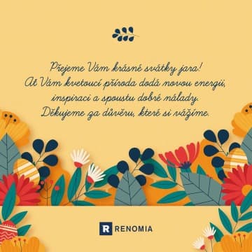 velikonoční přání 2025